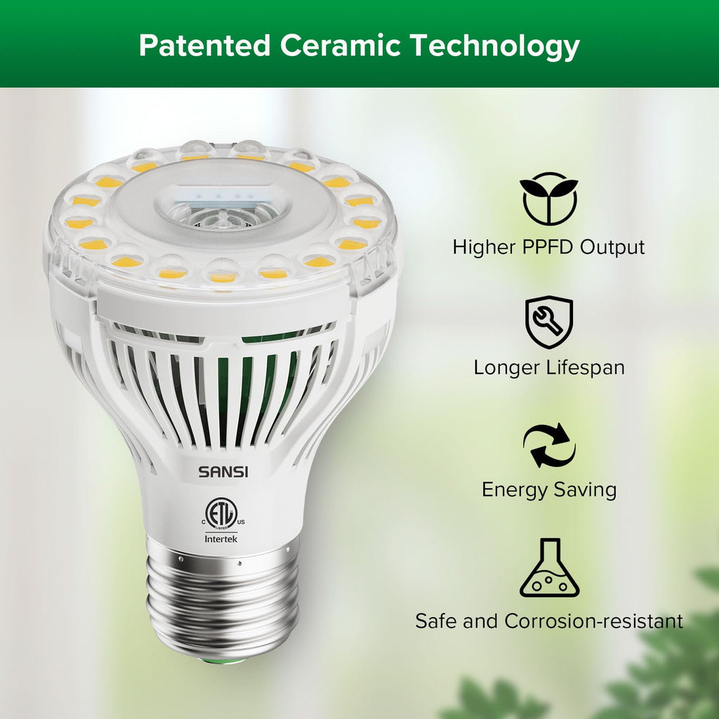 SANSI Grow Lights for Indoor Plants, 40W Plant Lights for Indoor Growing
