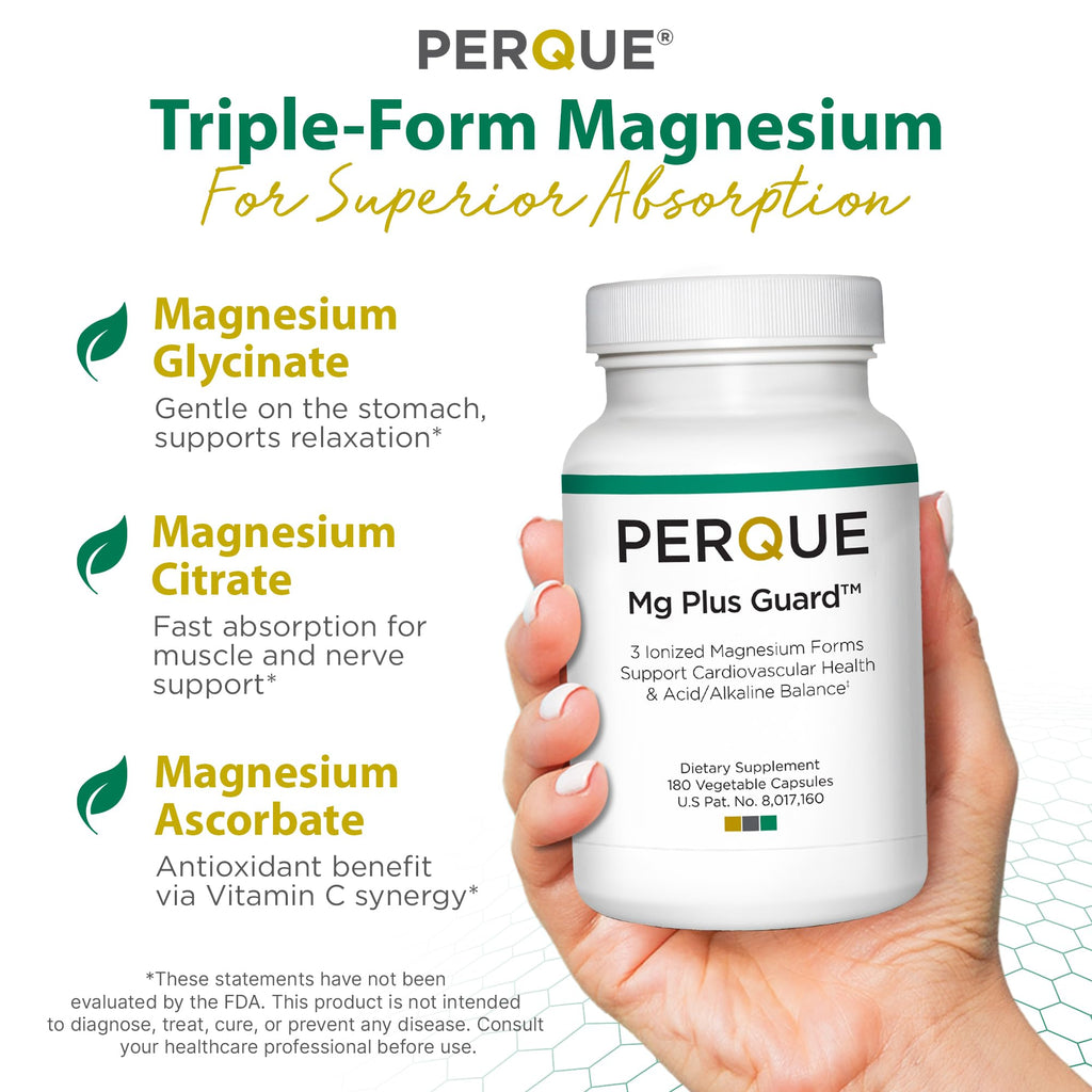 PERQUE Mg Plus Guard 180 Vegetable Capsules
