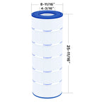 Cryspool® 08032 Filter Compatible with UHD-SR100, Flo WC108-58S2X, 100TX, 100TXR, T-100TX, T-100TXR, Posi-Flo II PTM100, PSR100, FC-2550, 102 Sq. Ft Pool Filter Cartridge, 1 Pack