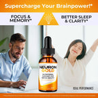 Neuron Gold Drops, Premium Neuron Gold for Neuropathy & Nerve Health Support Supplement Droppers - Maximum Strength, All Natural Ingredients, NeuronGold for Overall Health & Wellness Reviews (5 Pack)