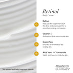 Advanced Clinicals Retinol Body Lotion & Face Moisturizer | Visible Anti Aging Skin Care Retinol Body Cream For Women & Men Targets Look Of Fine Lines, Wrinkles, & Crepe Looking Dry Skin, 16 Ounce