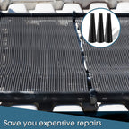 Riakrum 60 Pcs Pool Solar Panels,Repair Plugs Solar Pool Heater, Repair Kit Pools Solars Plugs for Solars Swimming Heater Panels, Black (0.25" Diameter)