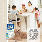 Quick Shine Multi Surface Floor Cleaner 27oz, 6Pk | Ready to Use-Streak Free- No Rinse | Use on Hardwood, Laminate, Luxury Vinyl Plank & Stone | Use in Spray Mops & Vac Mops | Safer Choice Cleaner