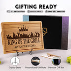 Personalized Gifts for Men Custom Engraved Cutting Board BBQ & Grilling Gift, Unique Grill Master Gift for Dad, Husband, or Father in Law Perfect Birthday or Christmas Gift for Men 2026