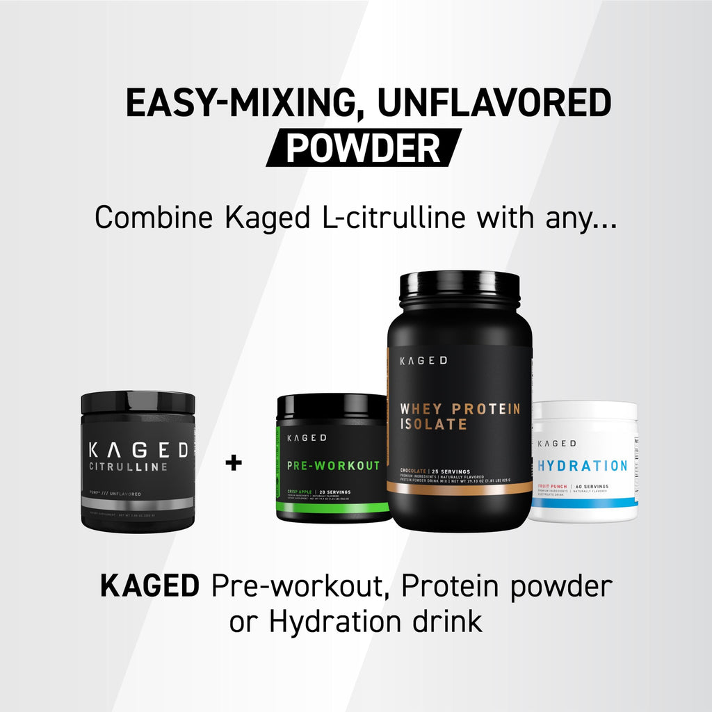 Kaged L-Citrulline Powder | Unflavored | 100 Servings
