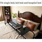 Overbed Bedside Table Over The Bed Table with Wheels Height Adjustable Medical Tilt Top Hospital Bed Table Laptop Standing Lap Desk Cart Table Stand for Bed Hospital Home Office Use Bed Trays Desk