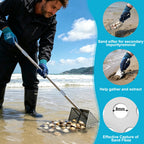 Sand Rake for Beach,, 65 Inches Long Handle Sand Sifter for the Beach