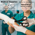 MEUUT Medical Scissors 2-Pack Trauma Shears for Nurses All Purpose Scissors