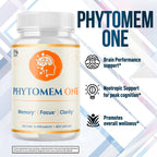 (5 Pack) Phytomem One Capsules, Official PhytomemOne Pills with All Natural Ingredients, Advanced Memory Support Supplement Brain Support Health and Wellness with Premium Multivitamins (300 Capsules)