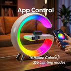 5 in 1 LED Table Lamp with Wireless Charging Bluetooth Speaker