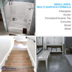 Anti-Slip Spray for Increased Grip on Fiberglass, Acrylic, Concrete and Tiles – Clear Non-Slip Coating for Shower, Bathtubs & Floors