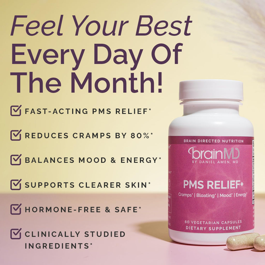 BRAINMD PMS Relief - 60 Capsules
