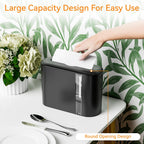Yieach Touchless Paper Towel Dispenser for Countertop,Home,Bathroom and Kitchen,Black Commercial Multifold Paper Towel Dispenser for Z-fold,Folded,Trifold,Napkin,C fold,Tri Fold Hand Towels Holder
