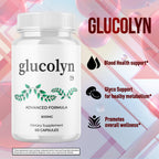 Glucolyn Capsules, Official Glucolyn Pills with All Natural Ingredients, Advanced Glucolyn Overall Health and Wellness Vitamin Support Supplement with Max Strength Multivitamins Support (60 Capsules)