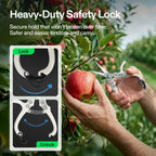 VIVOSUN Pruning Shears for Gardening, Q-Shaped Garden Scissors for Plants