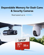 Lexar E-Series 32GB Micro SD Card 3 PK microSDHC UHS-I Flash Memory Card