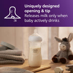 Philips Avent Natural Baby Bottles, Fast Flow, 11 oz, BPA-Free, 4-Pack