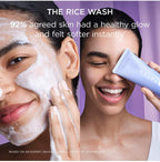 TATCHA The Rice Wash, Jumbo | Soft Cream Facial Cleanser - Wash Away Buildup Without Stripping Skin For A Soft, Luminous Complexion | 240 ml / 8.1 fl. oz.