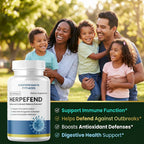 Fitness InspireWays Herpefend Ultra Strength Advanced Daily Immune Support Formula (60 Capsules)