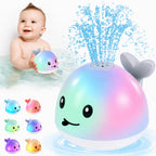 ANGGIKO Baby Bath Toys Light Up Pool Water Toy for Toddlers Babies 1-3 Gift