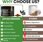 Afiyah Organic - Premium Quality Costus Igneus (Insulin Plant) Powder - No Bad Taste (2 Month Supply) - Made in the USA - Including Complete Health Support Program