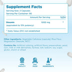 Diosmin 1000mg Circulation and Vein Support Supplement - High Strength Diosmin Varicose Leg Vein Supplement - Vegan Non-GMO & Gluten Free - Formulated in American cGMP Lab (90 Servings)