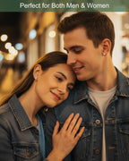 Moissanite Earrings Studs for Women and Men, 925 Sterling Silver