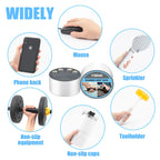Yorwe Rubber Grip Tape, Ultra-Thin Strong Adhesive Anti-Slip Waterproof Heat Resistant Wear-Resistant Cushion Pad, Making Handles or Contact Surfaces Safer, with Grip and Comfort (Clear, 2In x 10Ft)