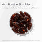 Livingood Daily Omega 3 6 9 Plus Turmeric Curcumin - Omega 3 Supplement (EPA & DHA) - Supports Heart Health - Supplements - 60 Softgels
