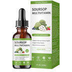 Simply Sours Organic Soursop Graviola Extract Drops - 5000mg Pure Leaf & Fruit Liquid Supplement, 2 fl oz