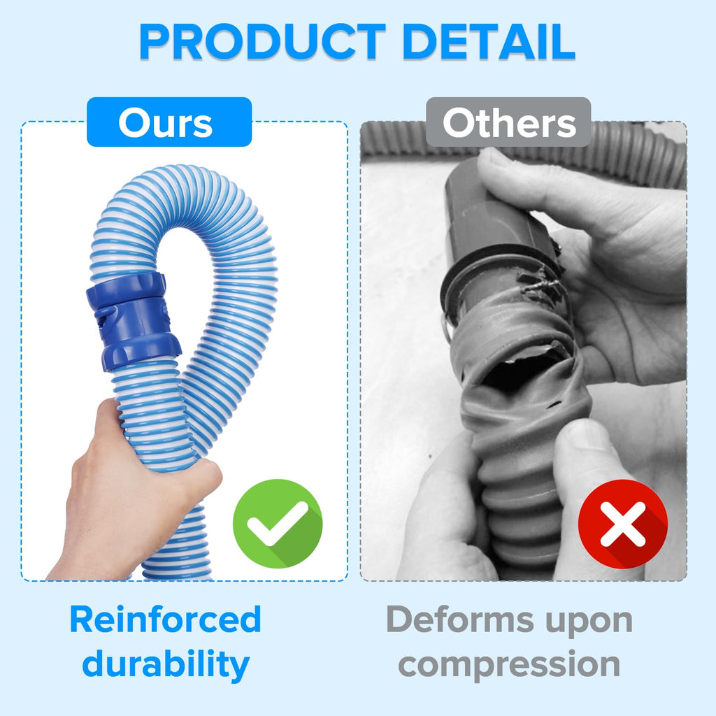 R0527700 Zodiac MX6/MX8 Pool Cleaner Twist Lock Vacuum Hose Replacement Kit (25 Feet/Pack)