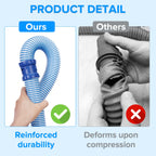 R0527700 Zodiac MX6/MX8 Pool Cleaner Twist Lock Vacuum Hose Replacement Kit (25 Feet/Pack)