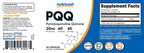 Nutricost PQQ (Pyrroloquinoline Quinone) 20mg, 60 Capsules - Vegetarian Capsules, Non-GMO, Gluten Free