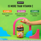 Airborne Kids 500mg Vitamin C Gummies, Kids Immune Support Zinc Gummies with Powerful Antioxidants VIT C & E - 63 Gummies, Assorted Fruit Flavor (Pack of 4)