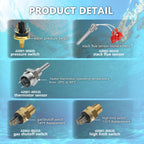 ZAIGANMA Pool Heater Repair Kit 42002-0024S 42001-0063S 42001-0053S Heater Thermistor 42001-0060S 42002-0025S Replacement for Pentair Sta Rite MasterTemp &Max-E-Thermistors Pool Spa Hearter Repair Kit