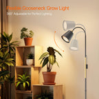 Bstrip 65in Tall Standing Grow Light for Indoor Plants, 18W LED Plant Light