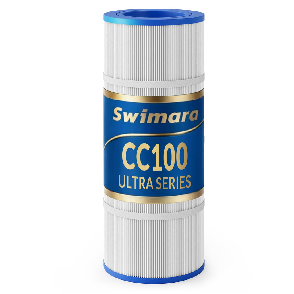 Swimara Pool Filter Cartridge Replacement for Pentair Clean & Clear and Posi-Clear RP Series, 5oz Trilobal Heavy-Duty Fabric, 100 Sq. Ft., CC100 PAP100