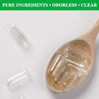 wananfu Size 1 Empty Capsules Vegetarian (1000 Count) Bundle with Micro Lab Spoon, Clear Fillable Veggie Pill Capsules Size 1 for Making Your Own Supplements