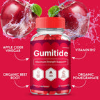 Gumitide Gummies, Gumi Tide Gummy, Official Advanced Formula for Men and Women, 5 Month Supply (5 Pack)