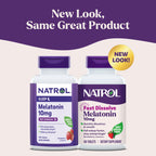 Natrol Melatonin 10mg Fast Dissolve Tablets - Strawberry Flavor, 100 Count, Sleep Support, Fast Dissolve Melatonin for Adults, 100-Day Supply