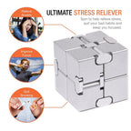 JOEYANK Fidget Cube Metal Infinity Cube for Stress and Anxiety Relief/ADHD