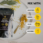 Bee and You - 100% Natural & Raw Bee Pollen Granules, Bee Pollen Supplement, Natural Superfood, Amino Acids, Antioxidants, Enzymes, Vitamin B, Paleo, Keto, Gluten Free, Adults | 5 Oz Pack of 2