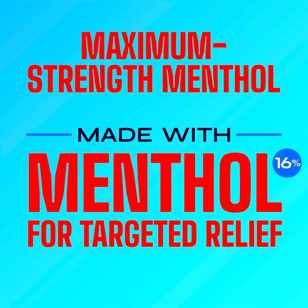 Icy Hot Original Pain Relief No-Mess Roll-On Applicator, Fast-Acting Pain Relief with Max Strength Menthol 16%, Contrast Therapy for Backaches, Joints, Muscle Strains and Arthritis, 2.5 oz