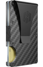 Hayvenhurst Wallet for Men - Slim RFID Blocking Metal Mens Wallet with Money Clip, Minimalist Front Pocket Credit Card Holder & Wallet