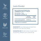Eclectic Herb - Organic Larix Powder | Natural Immune + Gut Health Support | Larch Laricina | Immunity & Gut Flora Support | Safe for Kids & Adults | Vegan, Gluten Free, Non-GMO (3 oz | 85 g)