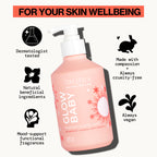Pacifica Glow Baby Brightening Body Wash – Vitamin C & AHA Exfoliating Body Wash for Glowing Skin, Moisturizing Daily Shower Gel for Dull Dry Skin, Niacinamide & Kakadu Plum, Vegan, 10 oz