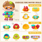 Montessori Busy Board Toys for 1 Year Old Boy, 1 Year Old Boy Birthday Gift