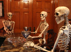 Crazy Bonez Original Pose-N-Stay Halloween Skeleton, 5 FT – Life-Size