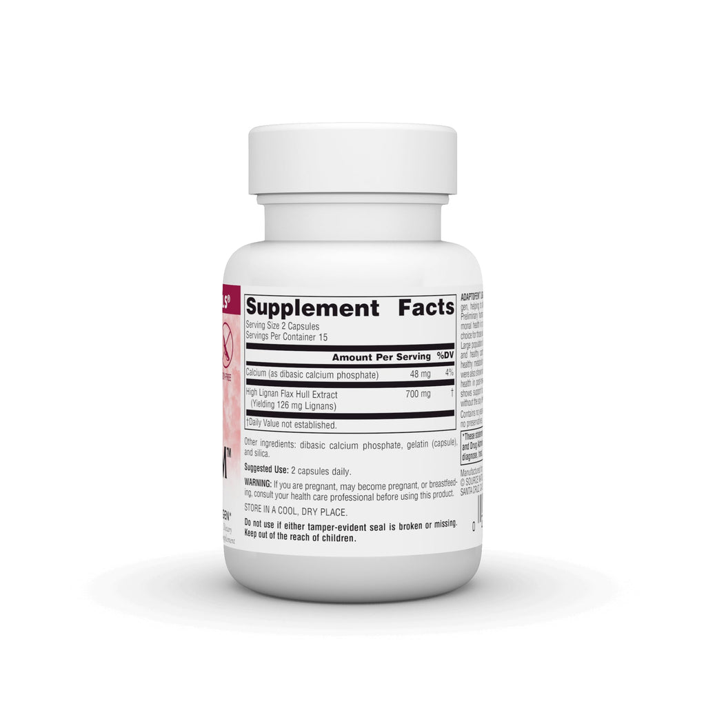 Source Naturals Adaptofem Lignan Extract, Soy-Free Menopausal Adaptogen* - 30 Capsules