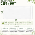 30x25Ft Garden Netting, Fine Mesh Insect Netting for Plant Protection